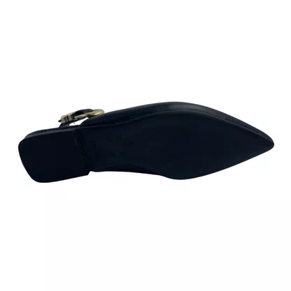 Sapatilha Slingback Ramarim Preta 2610131 Bico Fino