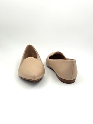 Sapatilha Slipper Bege Beira Rio Bico Fino 4136.125