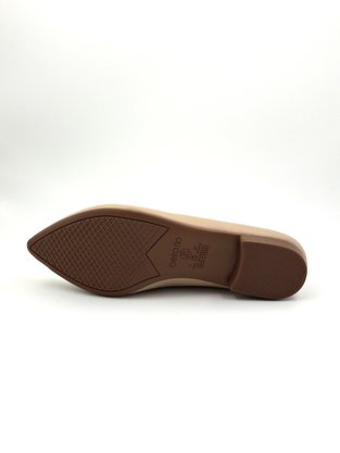 Sapatilha Slipper Bege Beira Rio Bico Fino 4136.125