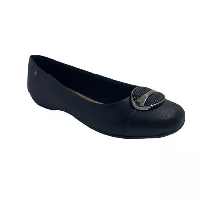 Sapatilha Softli Preta 10417 Super Conforto