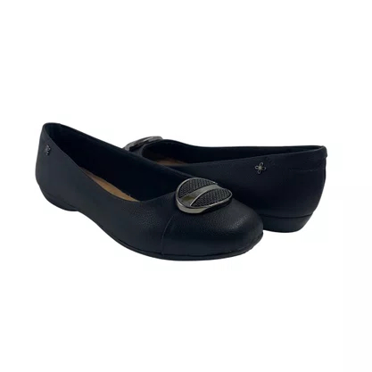 Sapatilha Softli Preta 10417 Super Conforto