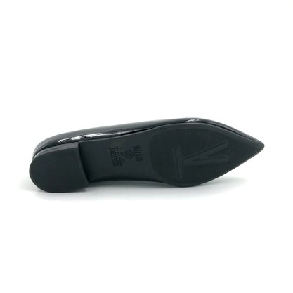 Sapatilha Vizzano Bico Fino Verniz Preto 1206.200