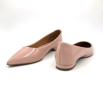 Sapatilha Vizzano Bico Fino Verniz Rosa 1206200