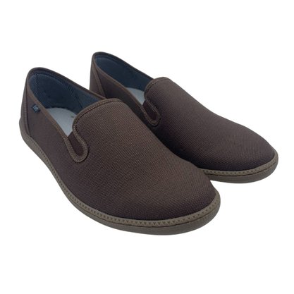 Sapatilha Vudalfor Masculina Lona Conforto Marrom 3020