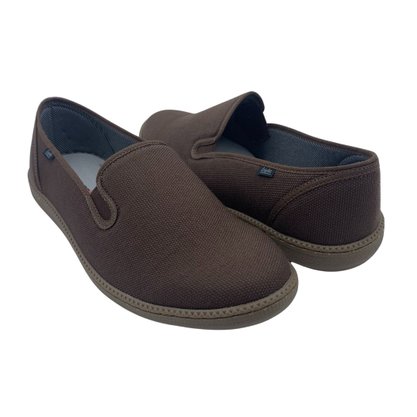 Sapatilha Vudalfor Masculina Lona Conforto Marrom 3020