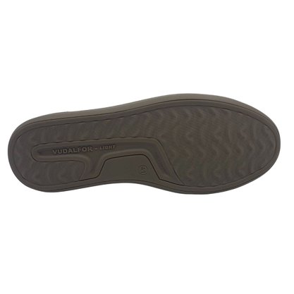 Sapatilha Vudalfor Masculina Lona Conforto Marrom 3020