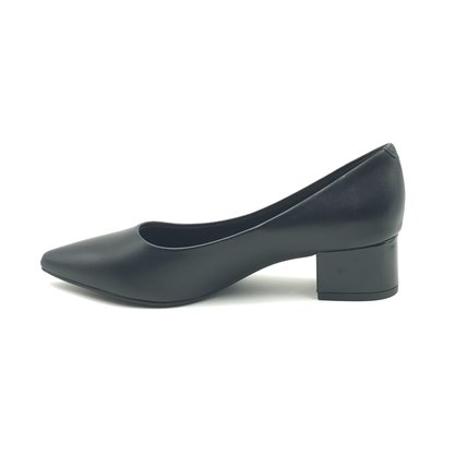 Sapato Beira Rio Bico Fino Salto Bloco Preto 4182200