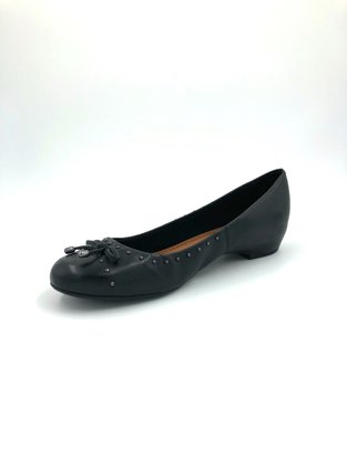 Sapato Bottero Couro Natural Preto Bico Redondo 304301
