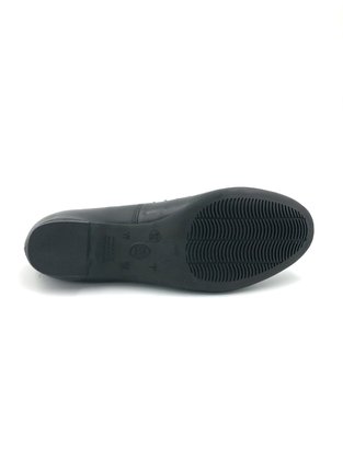 Sapato Bottero Couro Natural Preto Bico Redondo 304301