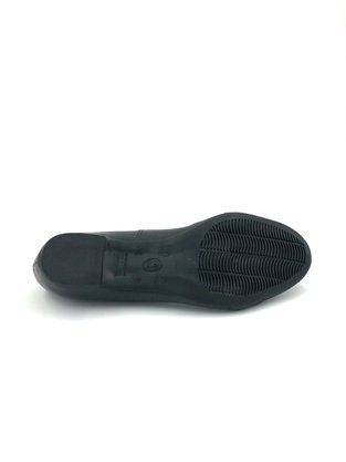 Sapato Bottero Couro Natural Preto Bico Redondo 304304