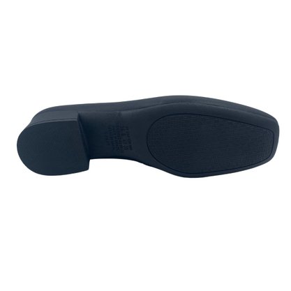 Sapato Campasí Casual Salto Baixo com Aloe Vera Preto 9838