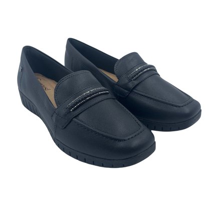 Sapato Campesí Mocassim com Aloe Vera Preto 096