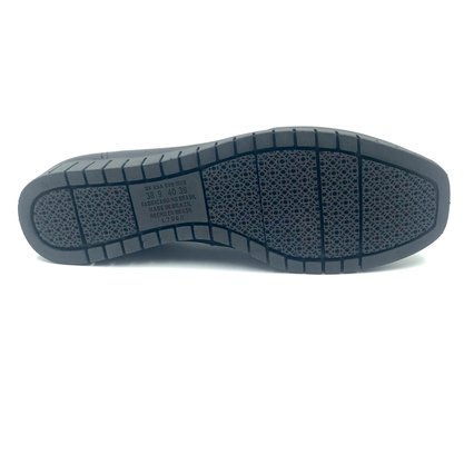 Sapato Campesí Mocassim com Brilho Preto 9167