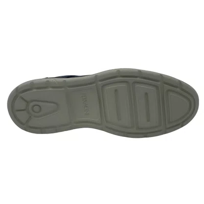 Sapato Casual Ferracini Couro Cadarço Preto 4572