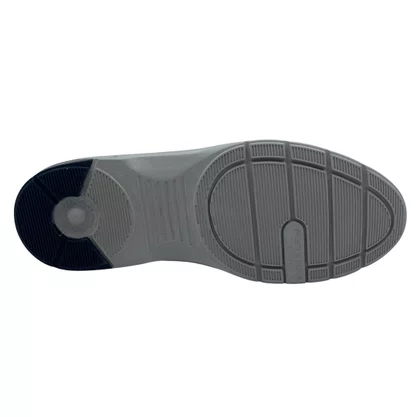 Sapato Casual Pegada Couro com Elástico Preto 127304