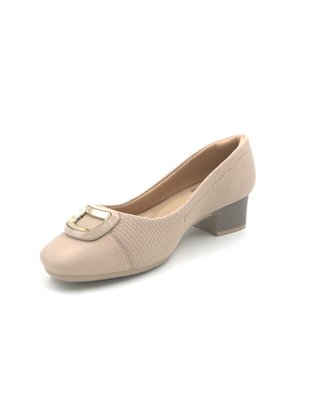 Sapato Comfortflex Elástico Nude Joanete 2086303