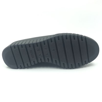 Sapato Comfortflex Mocassim Couro Preto 2476302