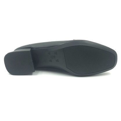 Sapato Comfortflex Mocassim Salto Baixo Preto 2495304
