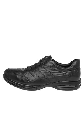 Sapato Democrata Couro Preto Cadarço Air Full114103