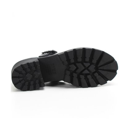 Sapato Dakota Preto Verniz Tratorado 1352
