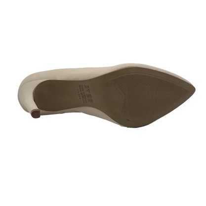 Sapato Dakota Scarpin Couro Salto Fino Aveia 5051