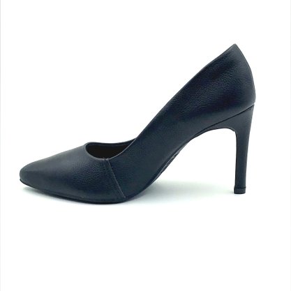 Sapato Dakota Scarpin Couro Salto Fino Preto 5051