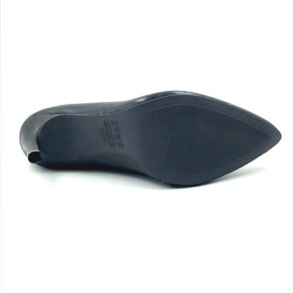 Sapato Dakota Scarpin Couro Salto Fino Preto 5051