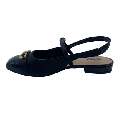 Sapato Dakota Slingback com Detalhe Preto 0071
