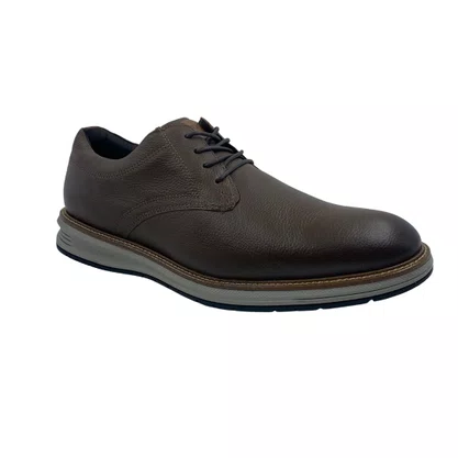 Sapato Ferracini Austin 5168 Couro Marrom Casual