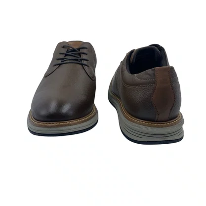 Sapato Ferracini Austin 5168 Couro Marrom Casual