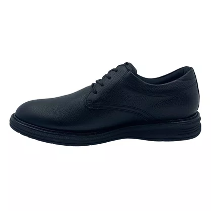 Sapato Ferracini Austin 5168 Couro Preto Casual