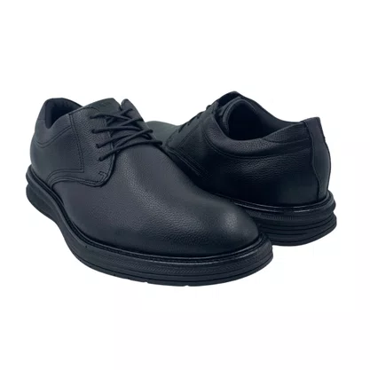 Sapato Ferracini Austin 5168 Couro Preto Casual