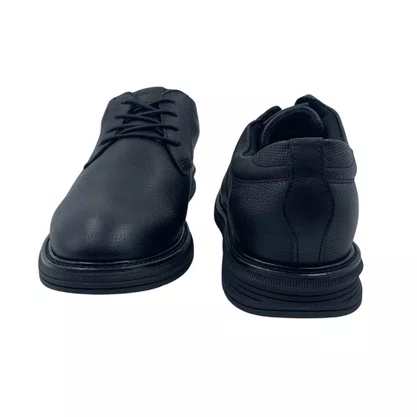 Sapato Ferracini Austin 5168 Couro Preto Casual