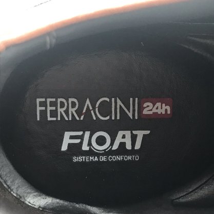 Sapato Ferracini Casual Couro Marrom Cadarço 5540