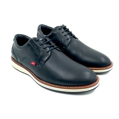 Sapato Ferracini Casual Couro Preto 6152