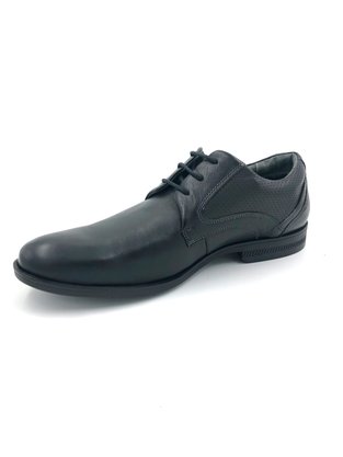 Sapato Ferracini Preto Couro Cadarço Numeração Especial