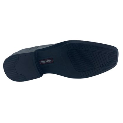 Sapato Ferracini Social Couro Preto 5286