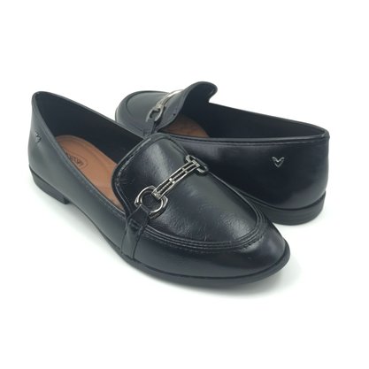 Sapato Mississipi Mocassim com Enfeite Preto 743