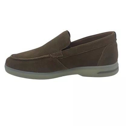 Sapato Mocassim Camurça Ferracini Marrom 4656