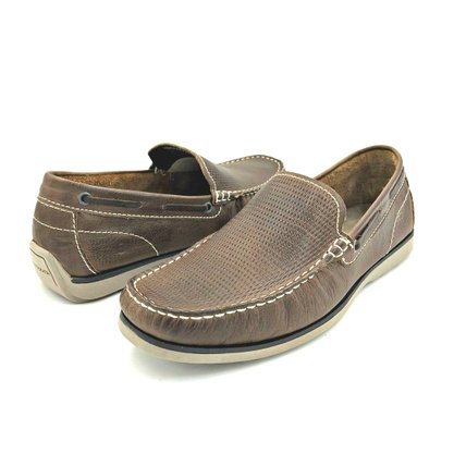 Sapato Mocassim Democrata Couro Conhaque 135102