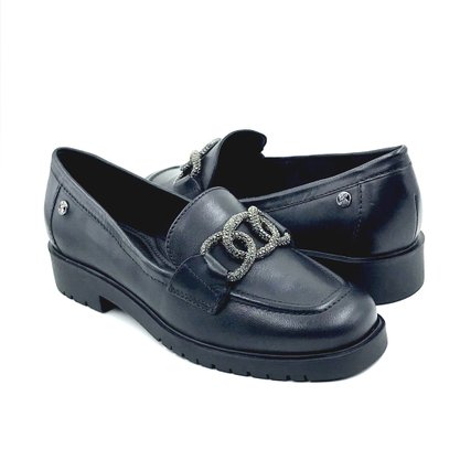 Sapato Mocassim Bottero Couro Preto 353502