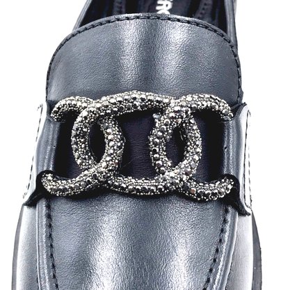 Sapato Mocassim Bottero Couro Preto 353502