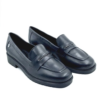Sapato Mocassim Feminino Bottero Couro Preto 353503