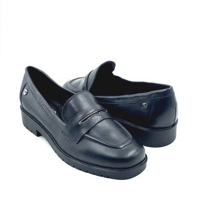 Sapato Mocassim Feminino Bottero Couro Preto 353503
