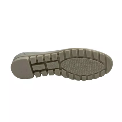 Sapato Mocassim Feminino Bottero em Couro Off White 354001