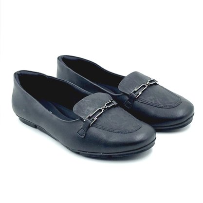 Sapato Mocassim Comfortflex Preto 2363304