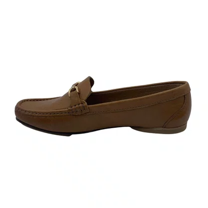 Sapato Mocassim Feminino Couro Andacco Marrom 45029