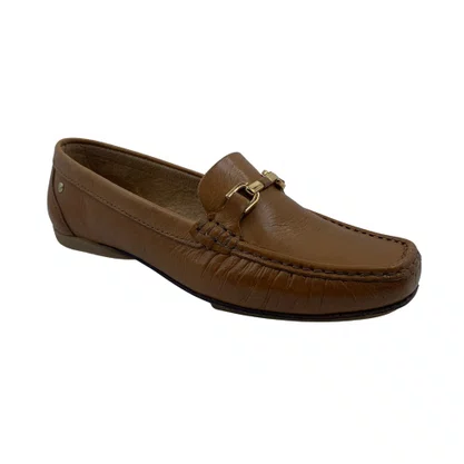 Sapato Mocassim Feminino Couro Andacco Marrom 45029
