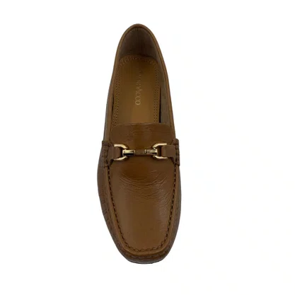 Sapato Mocassim Feminino Couro Andacco Marrom 45029