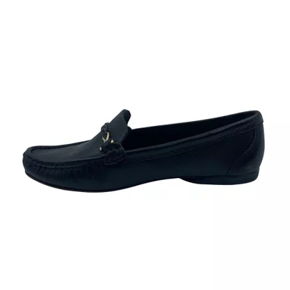 Sapato Mocassim Feminino Couro Andacco Preto 45011